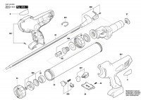 Bosch 3 601 JC4 000 Gcg 18V-600 Cordless Caulking Gun 18 V / Eu Spare Parts
